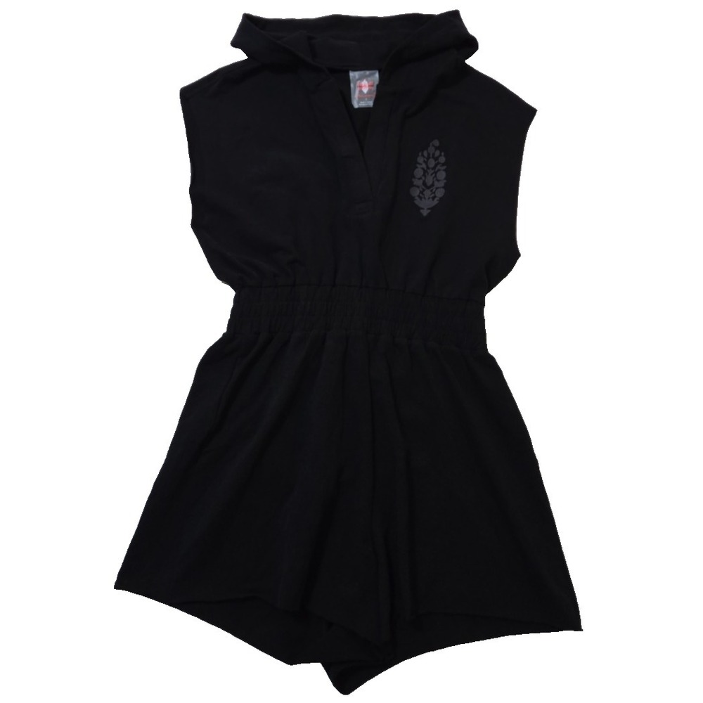 FP Movement x Everlast Terry Playsuit Women's S Black NWOT - Picture 2 of 13